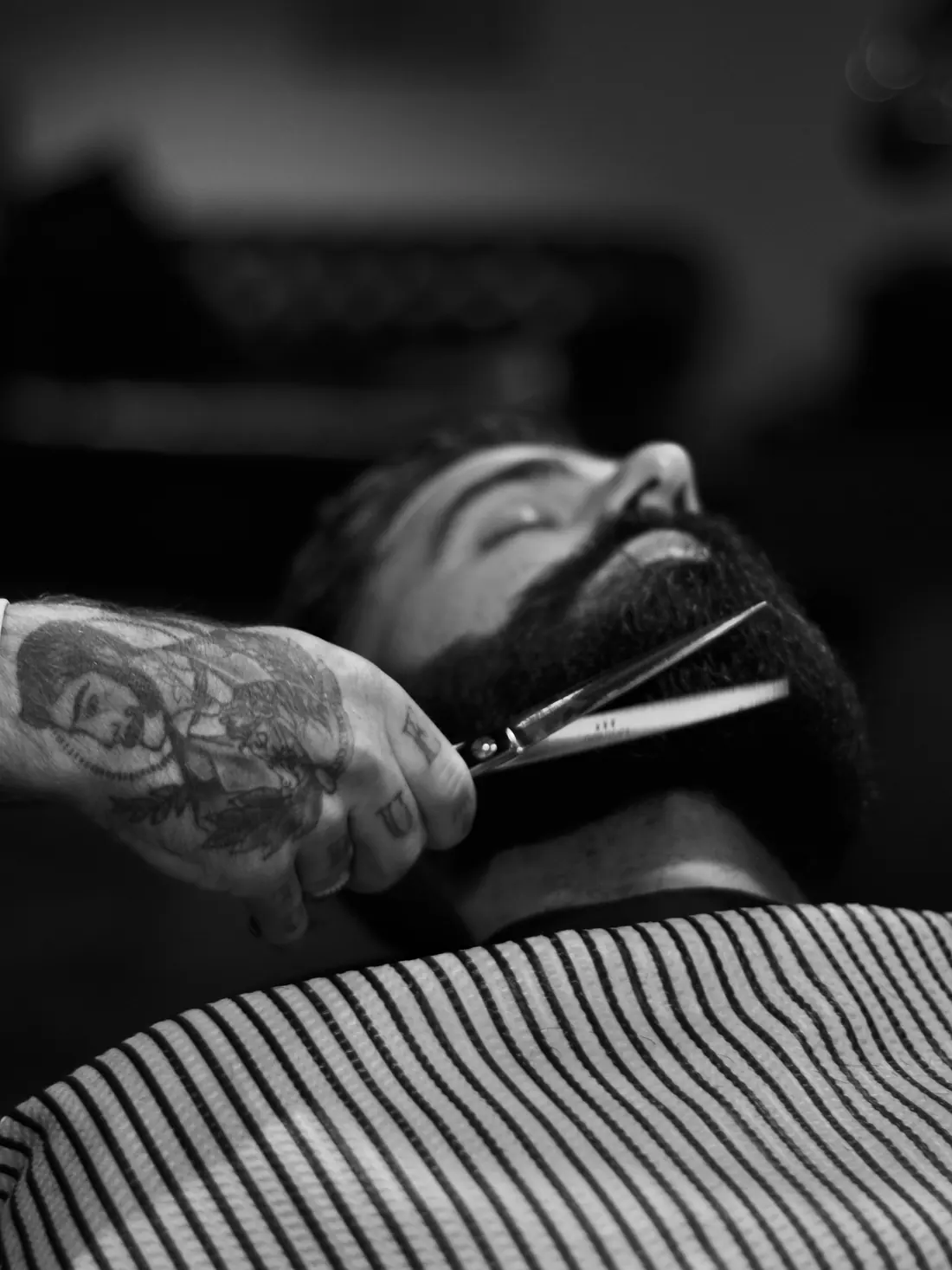 Straight razor shave
